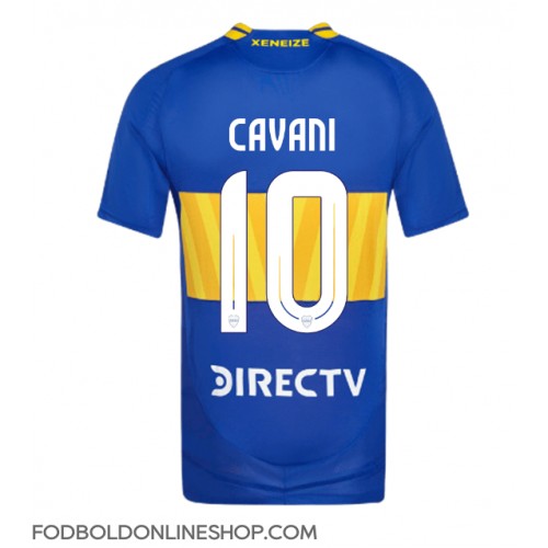 Boca Juniors Edinson Cavani #10 Hjemmebanetrøje 2024-25 Kortærmet